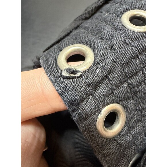 Johnny Was Pete & Greta Lightweight Cargo Pants Women’s Sz 4 Black With Belt - Picture 11 of 15